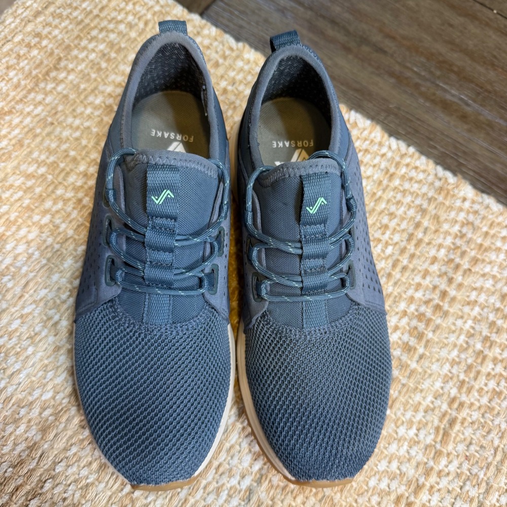Forsake Meridian Womens 6.5 Azure Blue Mesh Hiking Athletic Sneakers - Picture 4 of 10